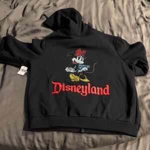 Disney Black Minnie Mouse zip up Hoodie